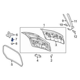 Lincoln OE - Liftgate Hinge Bolt