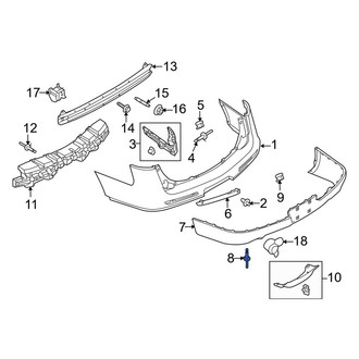 Lincoln OE - Bumper Cover Rivet