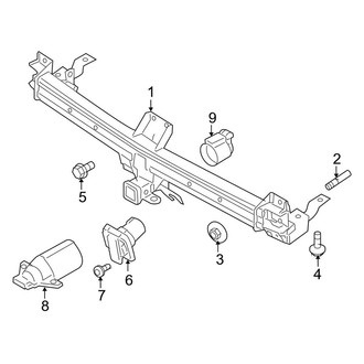 Lincoln OE - Rear Bumper - Trailer Hitch Components