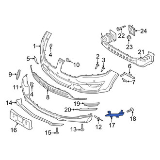 Lincoln OE - Front Left Bumper Cover Spacer Panel