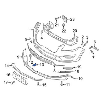 Lincoln OE - Radiator Support Splash Shield Rivet