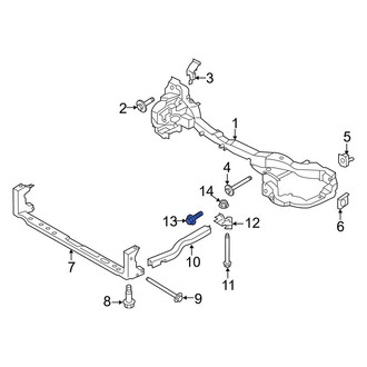 Lincoln OE - Lower Radiator Support Panel Reinforcement Screw