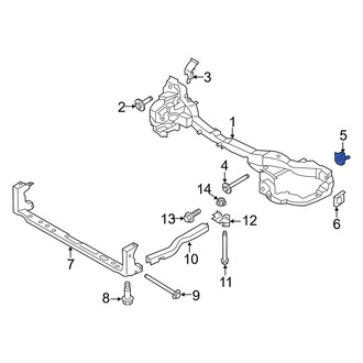 Lincoln OE - Upper Radiator Support Tie Bar Bracket