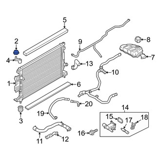 Lincoln OE - Lower Radiator Insulator