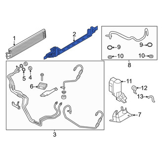 Lincoln OE - Automatic Transmission Oil Cooler Bracket