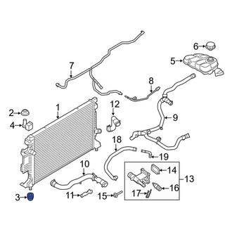 Lincoln OE - Lower Radiator Insulator