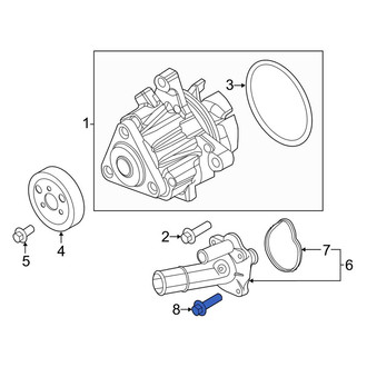 Lincoln OE - Cooling System Bypass Line Adapter Bolt