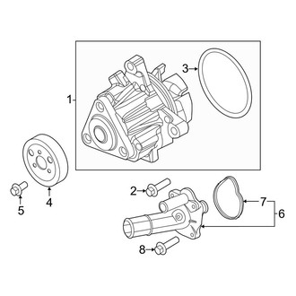 Lincoln OE - Cooling - Water Pump (2.3L)
