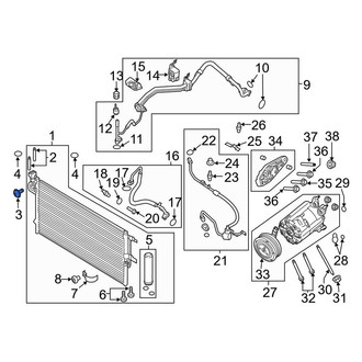 Lincoln OE - Intercooler Bolt