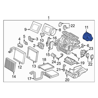 Lincoln OE - HVAC Blower Motor Assembly