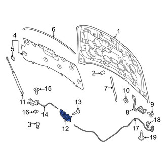 Lincoln OE - Front Hood Latch