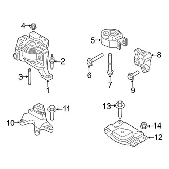 Lincoln OE - Engine / Transaxle - Engine & Transmission Mounting (2.0L)