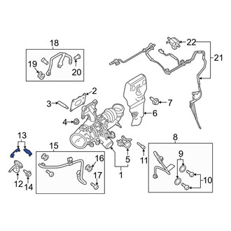 Lincoln OE - Turbocharger Oil Line Gasket