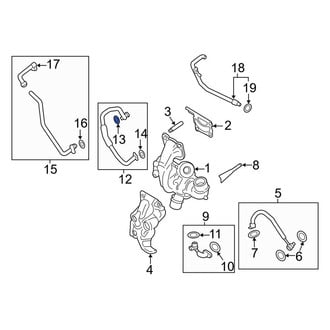 Lincoln OE - Turbocharger Coolant Line Washer