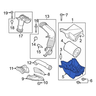 Lincoln OE - Lower Air Filter Housing