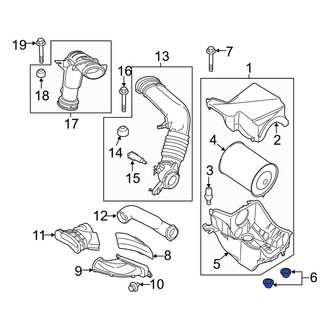 Lincoln OE - Lower Air Filter Housing Grommet