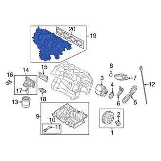 Lincoln OE - Engine Intake Manifold