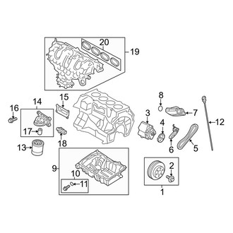 Lincoln OE - Engine / Transaxle - Engine Parts (2.3L)