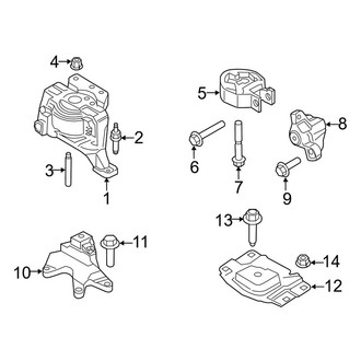 Lincoln OE - Engine / Transaxle - Engine & Transmission Mounting (2.3L)