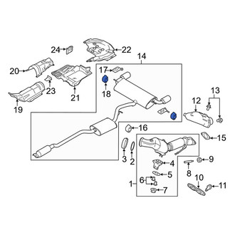 Lincoln OE - Exhaust System Hanger Insulator