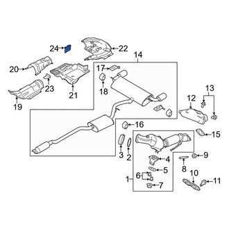 Lincoln OE - Left Fuel Tank Shield