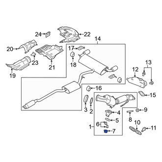 Lincoln OE - Catalytic Converter Nut