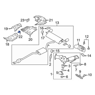 Lincoln OE - Rear Floor Pan Heat Shield