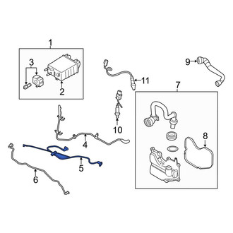 Lincoln OE - Evaporative Emissions System Lines