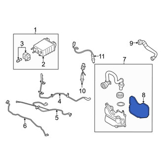 Lincoln OE - Vapor Canister Purge Valve Assembly Gasket