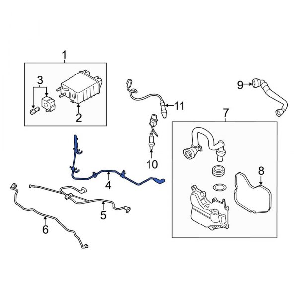 Evaporative Emissions System Lines