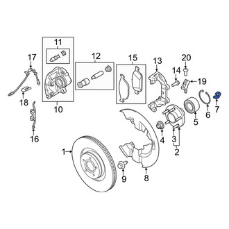 Lincoln OE - Wheel Bearing Snap Ring