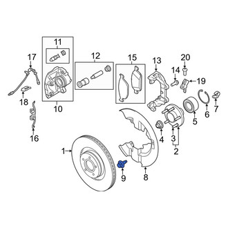 Lincoln OE - Automatic Transmission Mount Bolt