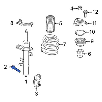 Lincoln OE - Suspension Strut Bolt