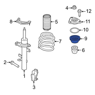 Lincoln OE - Front Upper Coil Spring Insulator