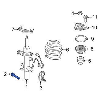 Lincoln OE - Suspension Strut Bolt