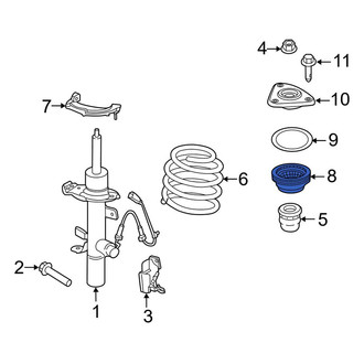 Lincoln OE - Front Upper Coil Spring Insulator