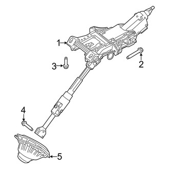 Lincoln OE - Steering Column Assembly (W/O Power Tilt)