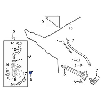 Lincoln OE - Washer Fluid Reservoir Screw