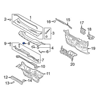 Lincoln OE - Cowl Cover Clip