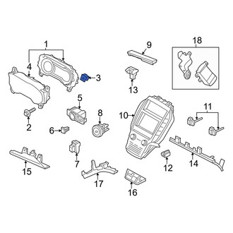 Lincoln OE - Instrument Cluster Nut