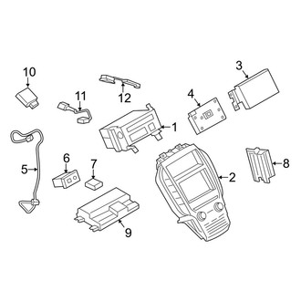 Lincoln OE - Instrument Panel - Sound System (Receivers and Amplifiers)