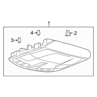 Lincoln OE - Overhead Console (With Panoramic Roof)