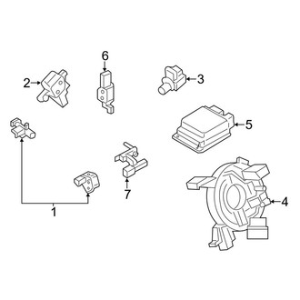 Lincoln OE - Restraint Systems - Air Bag Components (Modules & Sensors)