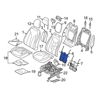 Lincoln OE - Front Left Seat Lumbar Support Cushion