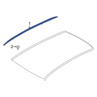 Lincoln OE - Left Roof Side Rail