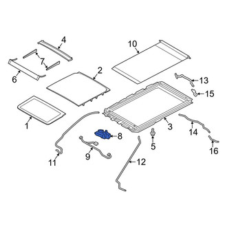 Lincoln OE - Sunroof Motor