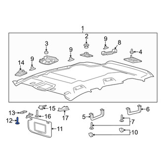Lincoln OE - Interior Grab Bar Screw