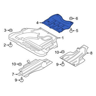 Lincoln OE - Radiator Support Splash Shield