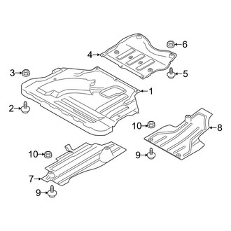 Lincoln OE - Pillars, Rocker & Floor - Splash Shields