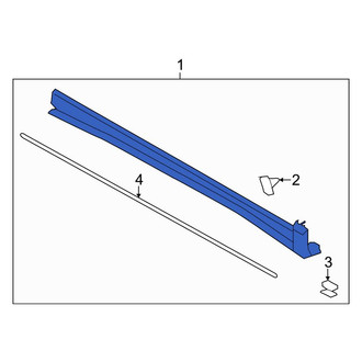 Lincoln OE - Left Rocker Panel Guard